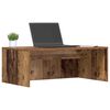 vidaXL Wandbureau Wandgemonteerd Oud Hout 80 x 45 x 30 cm Bewerkt hout