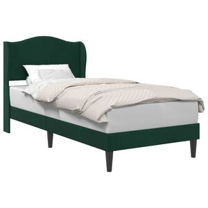vidaXL Bedframe met hoofdeinde Donkergroen 80 x 200 cm Fluweel