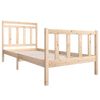 vidaXL Bedframe massief hout 100x200 cm