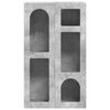 vidaXL Dressoir Beton Grijs 59 x 35 x 100,5 cm Bewerkt hout