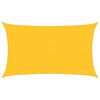 vidaXL Zonnezeil 160 g/m&sup2; rechthoekig 5x8 m HDPE geel
