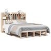 vidaXL Bed met boekenkast zonder matras massief grenenhout 140x200 cm