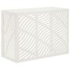 vidaXL Airconditioner hoes Wit 110 x 50 x 80 cm Staal
