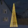 vidaXL LED-kerstboom 1534 LEDs warm wit 500 cm