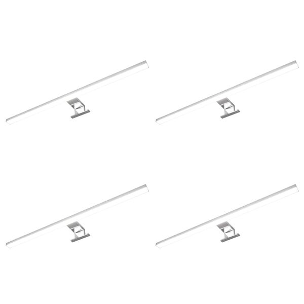 vidaXL Spiegellampen 4 st 8 W koudwit