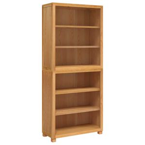 vidaXL Opslagmeubel Set met plank 2 st Naturel 80 x 35 x 185 cm