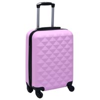 vidaXL Harde koffer ABS roze