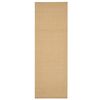 vidaXL Vloerkleed 66x200 cm natuurlijk sisal