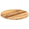 vidaXL Tafelblad rond Ø 70x2,5 cm massief ruw mangohout