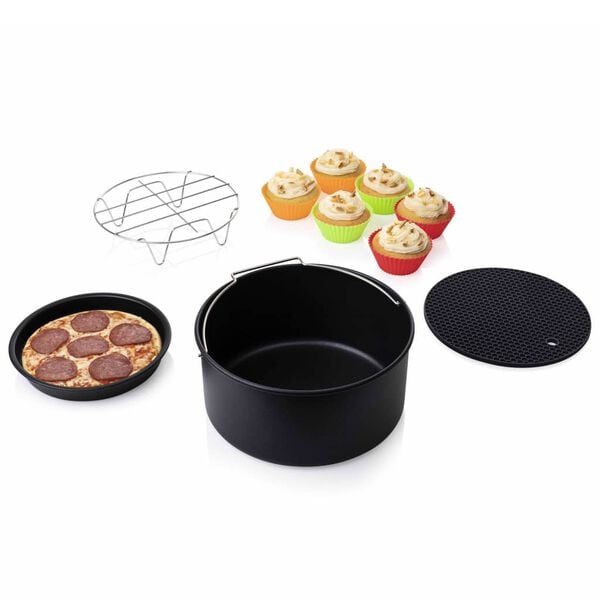 Princess 10-delige Aerofryer-accessoireset 3,2 L metaal en siliconen
