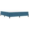 vidaXL Boxspringbed met matras Donkerblauw 180 x 200 cm Stof