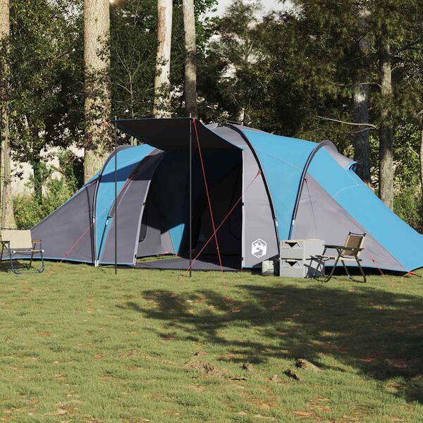 vidaXL Koepeltent 6-persoons waterdicht blauw