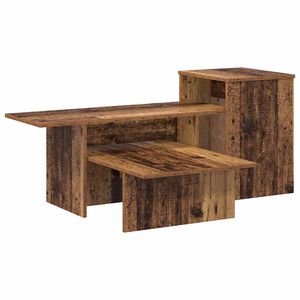 vidaXL Wandtafel Oudhout 91,5 x 35 x 38,5 cm Bewerkt hout