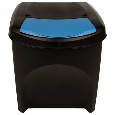 VidaXL Cubo de basura doble blanco 2x25 L | Leroy Merlin