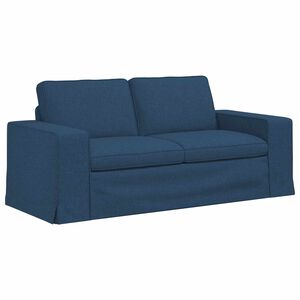 vidaXL Bank Blauw 182 x 80 x 82 cm Stof