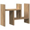 vidaXL Bureau Organizer Artisan Eiken 50 x 15,5 x 35,5 cm Bewerkt hout