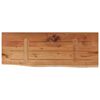 vidaXL Wandschap rechthoekig natuurlijke rand 70x30x3,8 cm acaciahout