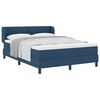 vidaXL Boxspringbed met matras met matras Blauw 140 x 190 cm Stof