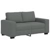 vidaXL 2-zitsbank 160x77x82 cm stof donkergrijs