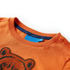 Kindershirt met lange mouwen 116 donkeroranje