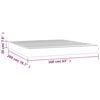 vidaXL Pocketveringmatras 160x200x20 cm stof lichtgrijs