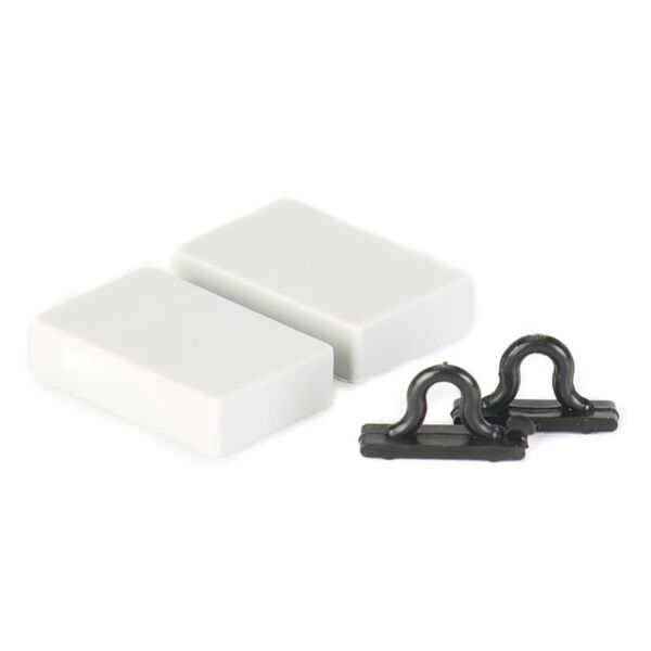 Travellife Vliegengordijn Chenille Rain 185x56 cm grijs en wit