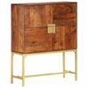 vidaXL Hoge kast 80x30x100 cm massief acaciahout
