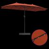 vidaXL Tuinparasol Terracotta 385 x 209 x 244 cm Polyester