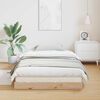 vidaXL Bedframe Naturel 213.5 x 104 x 9 cm Massief grenenhout