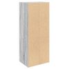 vidaXL Boekenkast 31x24x77 cm bewerkt hout grijs sonoma eikenkleurig