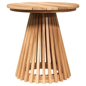 vidaXL Bijzettafel Bruin 50 x 50 x 49,5 cm Massief Teakhout