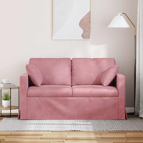 vidaXL Bank Roze Totale afmetingen: 138 x 78 x 80 cm (B x D x H)