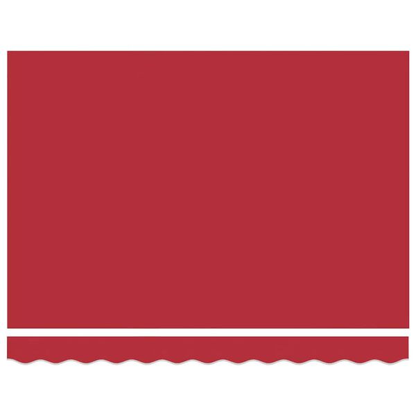 vidaXL Inklapbaar Zonnescherm Rood 300 x 250 cm Polyester en Metaal