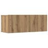 vidaXL 7-delig Tv-meubelset wandmontage bewerkt hout artisanaal eiken