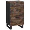 vidaXL Dressoir met lade Bruin 40 x 33 x 75 cm massief mangohout
