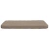 vidaXL Zitkussens 4 pcs Taupe 40 x 40 x 3 cm Microvezel Stof