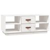 vidaXL Salontafel 100x50x41 cm massief grenenhout wit