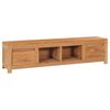 vidaXL Tv-meubel 115x30x35 cm massief teakhout