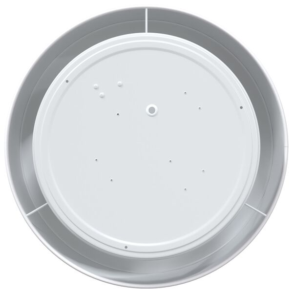 vidaXL Plafonnière Wit 30 x 13.5 cm Stof