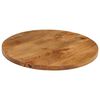 vidaXL Tafelblad rond Ø 50x2,5 cm massief ruw mangohout