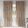 vidaXL Velvet Gordijnen 2 pcs champagne 225 x 140 cm Fluweel