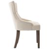 vidaXL Eetkamerstoelen 6 st stof beige