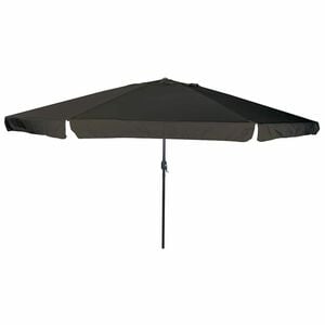 vidaXL Tuinparasol Zwart 394 x 394 x 248 cm Polyester en staal
