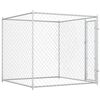 vidaXL Hondenkennel voor buiten 193x193x185 cm