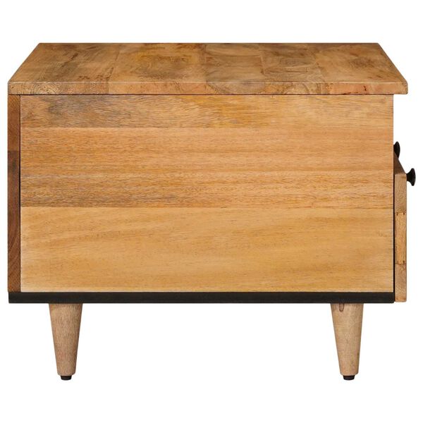 vidaXL Salontafel met lade Naturel 80 x 54 x 40 cm Massief Mango Hout