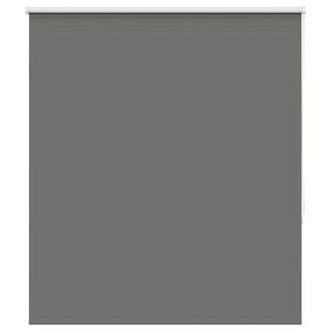 vidaXL Rolgordijn verduisterend 120x130 cm stofbreedte 116,6 cm grijs
