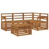 vidaXL Buiten bankenset 5 st Naturel Polyester