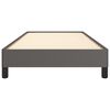vidaXL Bedframe kunstleer grijs 100x200 cm