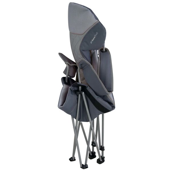 Eurotrail Campingstoel Elba zilverkleurig en grijs