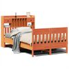 vidaXL Bedframe zonder matras massief grenenhout wasbruin 120x200 cm